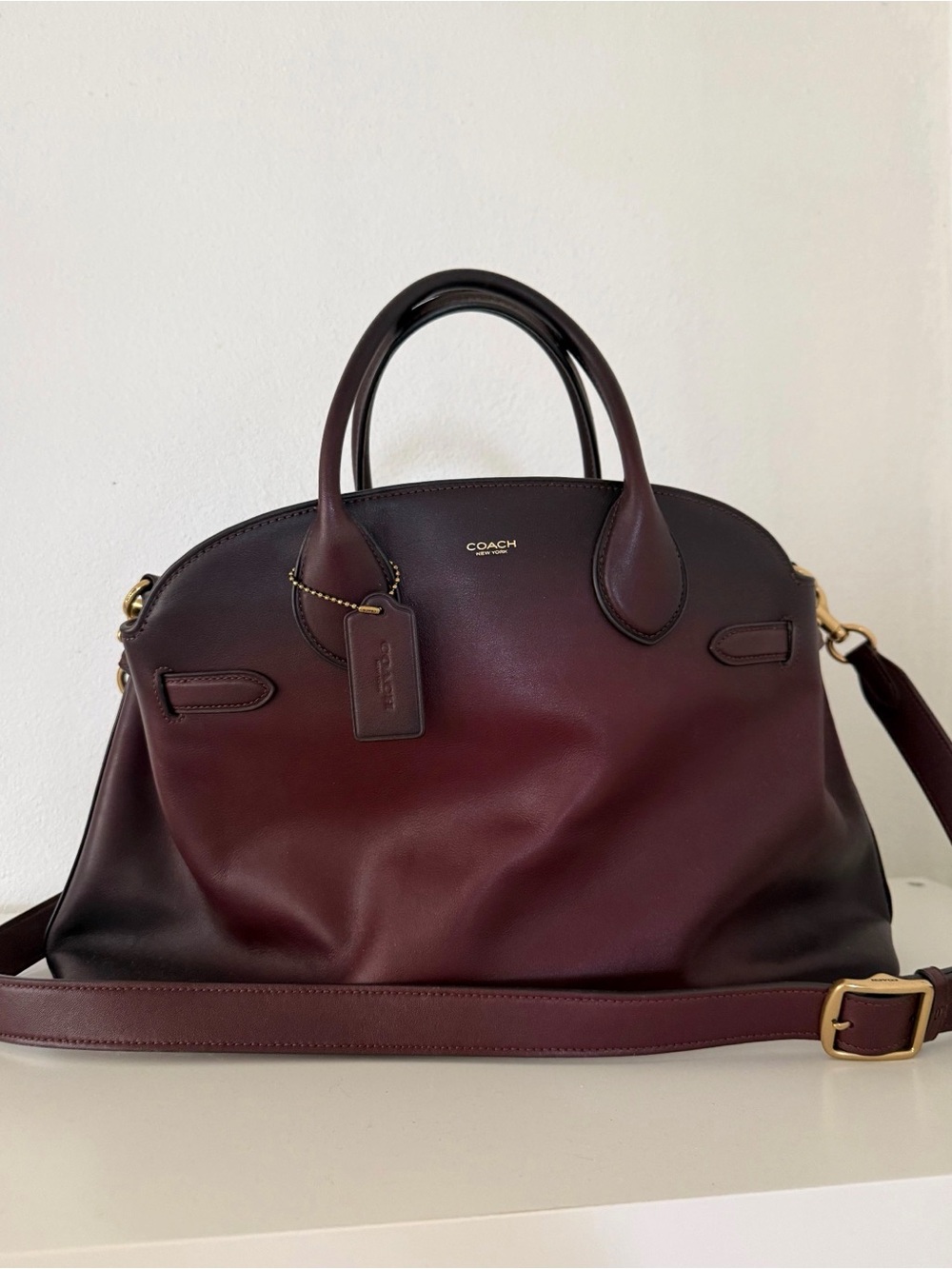 COACH Empire 40 color merlot like a new